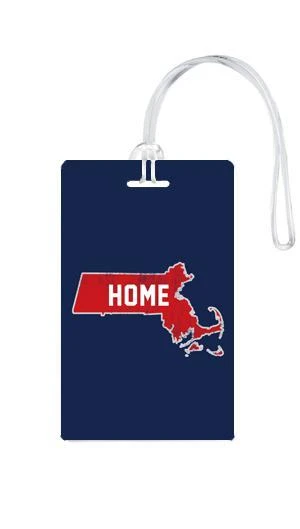 612 My Home State Massachusetts Luggage Tag 10 612 My Home State Massachusetts Luggage Tag - Image 10