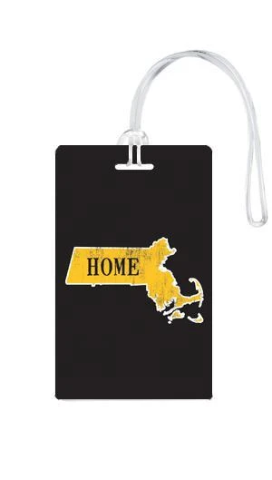 612 My Home State Massachusetts Luggage Tag 1 612 My Home State Massachusetts Luggage Tag