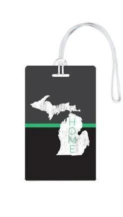 612 My Home State Michigan Luggage Tag 12 612 My Home State Michigan Luggage Tag -Victorinox Shop 612 My Home State Michigan Luggage Tag 4
