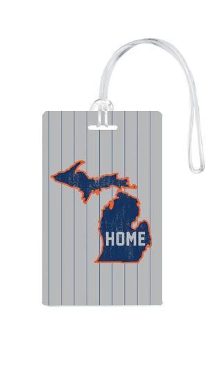 612 My Home State Michigan Luggage Tag 5 612 My Home State Michigan Luggage Tag - Image 5