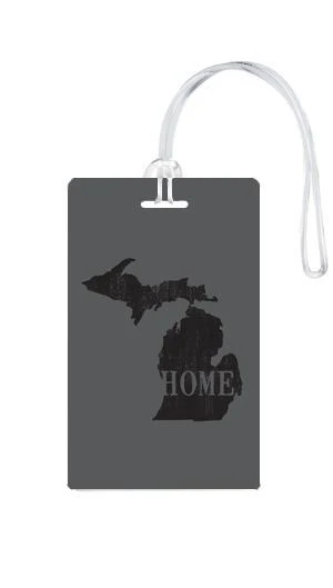 612 My Home State Michigan Luggage Tag 9 612 My Home State Michigan Luggage Tag - Image 9