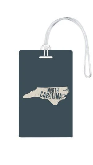 612 My Home State North Carolina Luggage Tag 5 612 My Home State North Carolina Luggage Tag - Image 5
