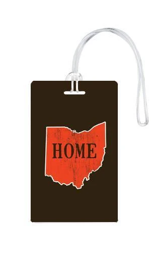 612 My Home State Ohio Luggage Tag 3 612 My Home State Ohio Luggage Tag - Image 3