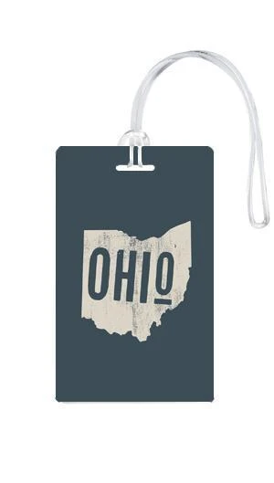 612 My Home State Ohio Luggage Tag 4 612 My Home State Ohio Luggage Tag - Image 4