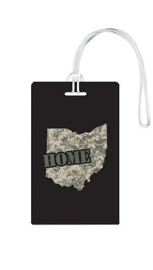 612 My Home State Ohio Luggage Tag 5 612 My Home State Ohio Luggage Tag - Image 5