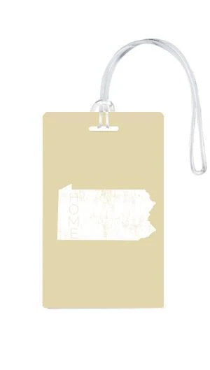 612 My Home State Pennsylvania Luggage Tag 3 612 My Home State Pennsylvania Luggage Tag - Image 3