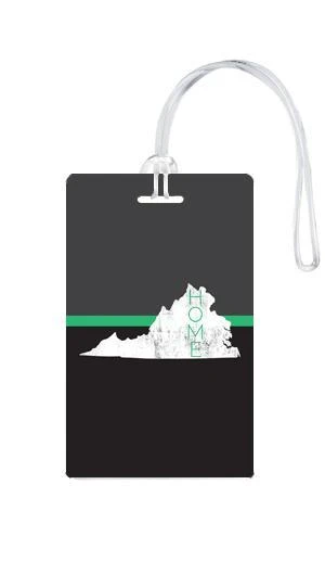 612 My Home State Virginia Luggage Tag 4 612 My Home State Virginia Luggage Tag - Image 4