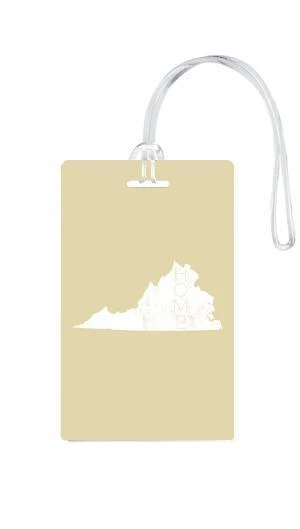 612 My Home State Virginia Luggage Tag 5 612 My Home State Virginia Luggage Tag - Image 5