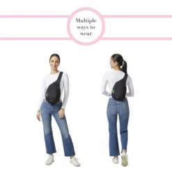 Baggallini Securtex Anti-Theft Triple Zip Sling -Victorinox Shop Baggallini Securtex Anti Theft Triple Zip Sling 11