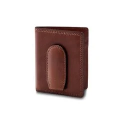Bosca Dolce Leather Deluxe Front Pocket Wallet With Magnetic Clip