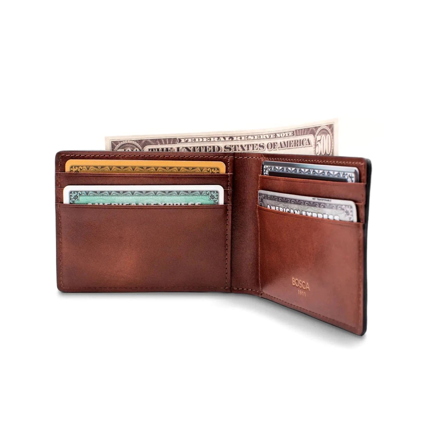 Bosca Dolce Leather Small Bifold Wallet 5 Bosca Dolce Leather Small Bifold Wallet - Image 5