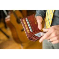 Bosca Old Leather Bifold Wallet With Card / ID Flap -Victorinox Shop Bosca Old Leather Bifold Wallet with Card ID Flap 10