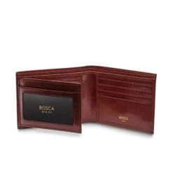 Bosca Old Leather Bifold Wallet With Card / ID Flap -Victorinox Shop Bosca Old Leather Bifold Wallet with Card ID Flap 4