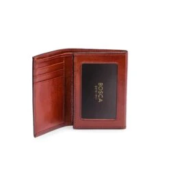 Bosca Old Leather Double ID Trifold Wallet -Victorinox Shop Bosca Old Leather Double ID Trifold Wallet 3
