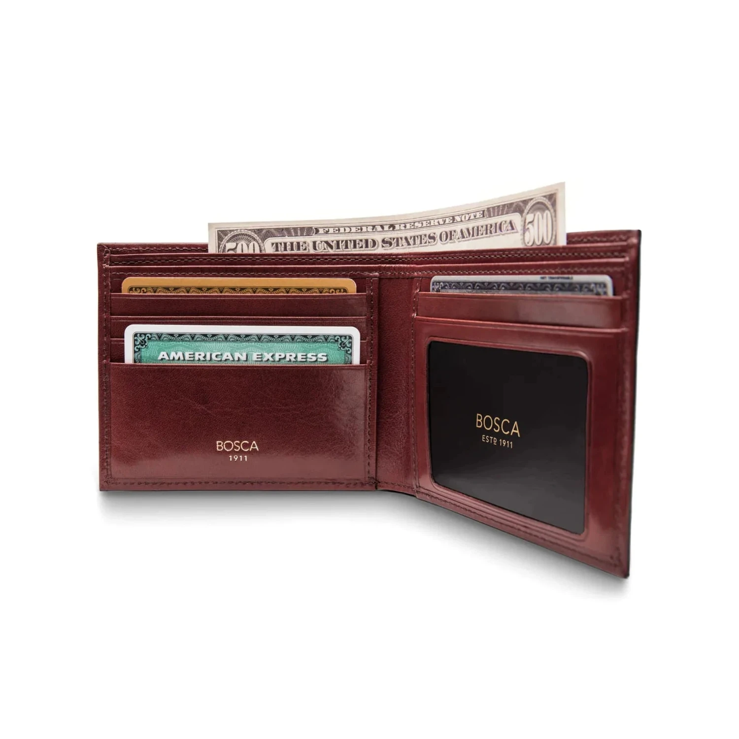Bosca Old Leather Executive ID Wallet 5 Bosca Old Leather Executive ID Wallet - Image 5