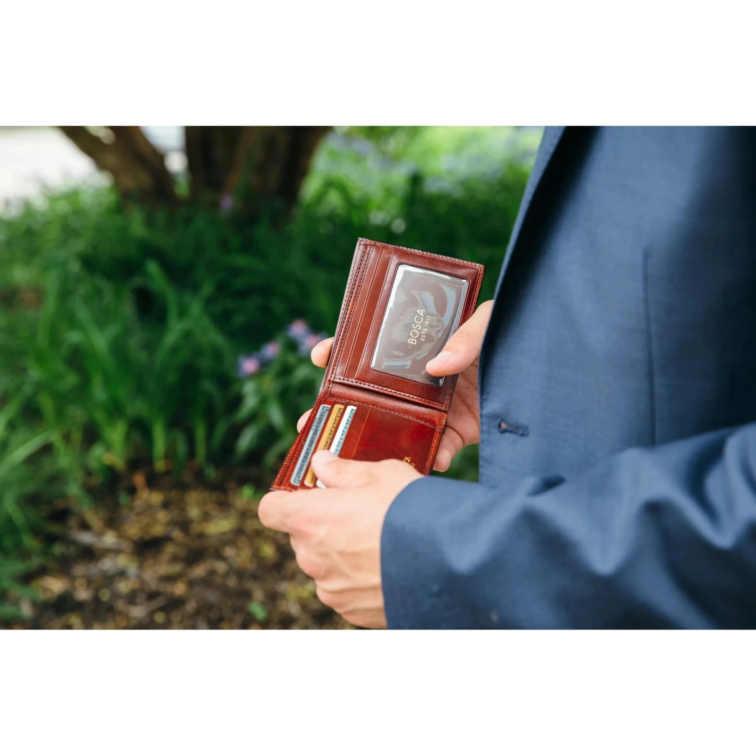 Bosca Old Leather Executive ID Wallet 7 Bosca Old Leather Executive ID Wallet - Image 7