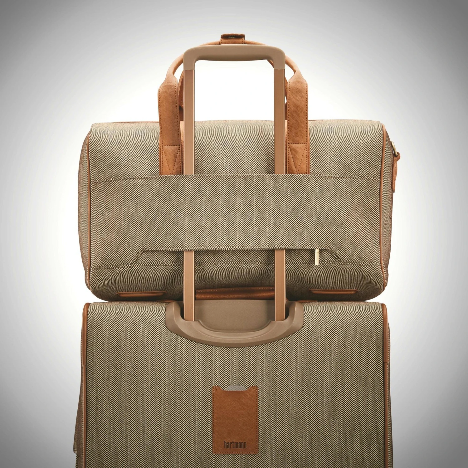 Hartmann Herringbone Deluxe Weekend Duffel 10 Hartmann Herringbone Deluxe Weekend Duffel - Image 10