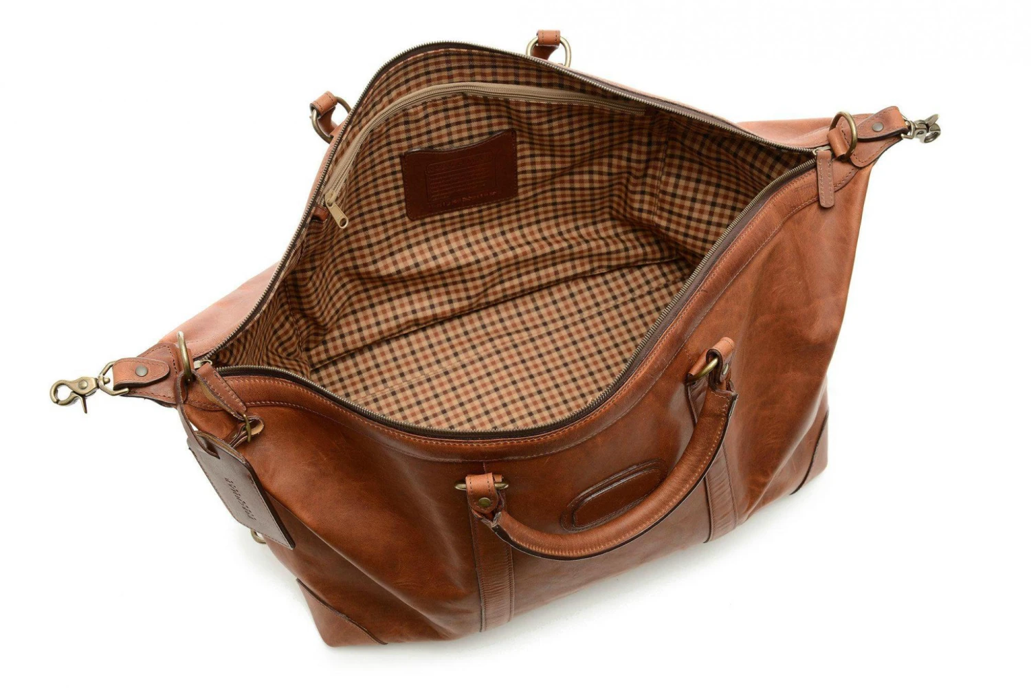 Korchmar Lux Twain Pull Leather Weekender 2 Korchmar Lux Twain Pull Leather Weekender - Image 2