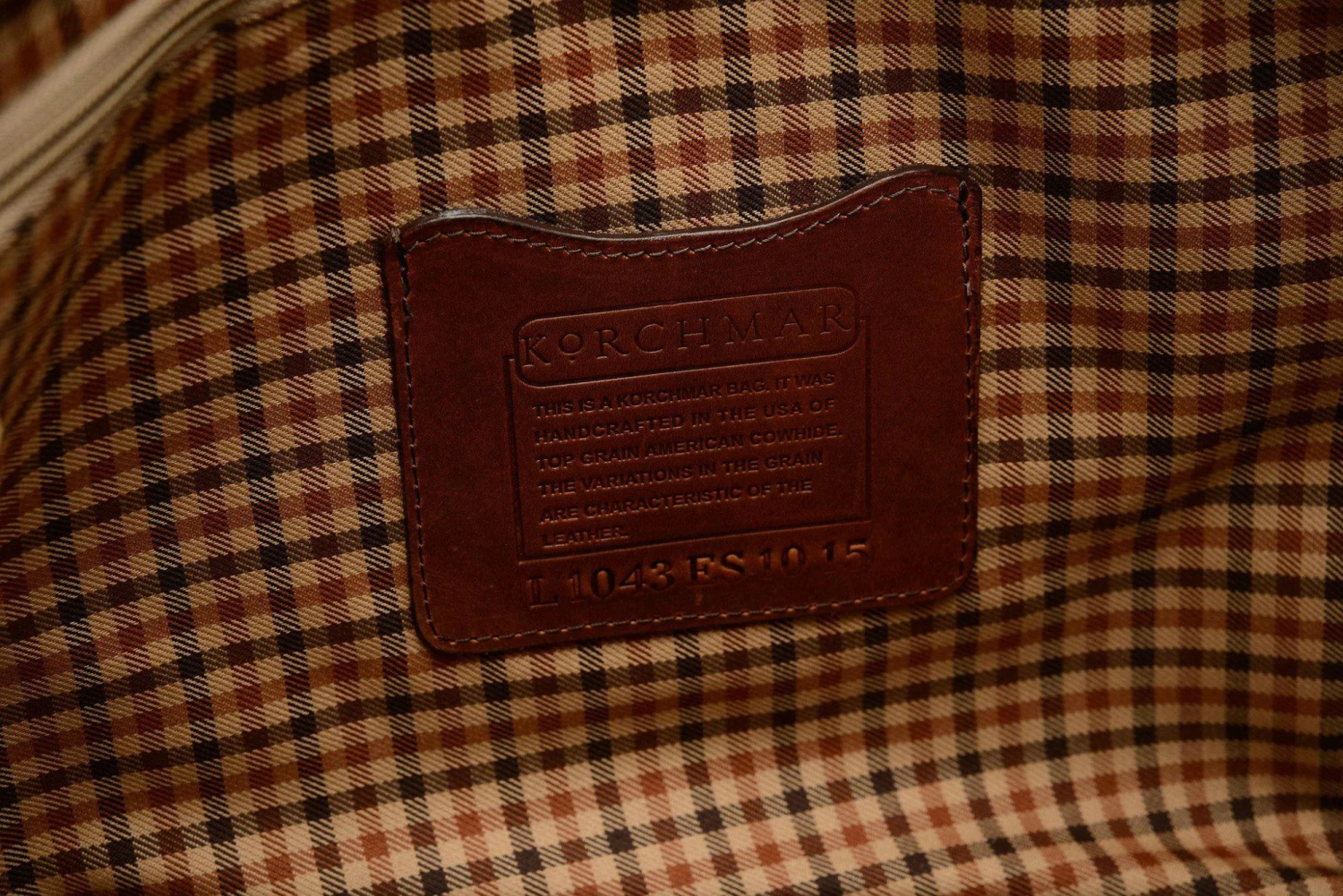 Korchmar Lux Twain Pull Leather Weekender 5 Korchmar Lux Twain Pull Leather Weekender - Image 5