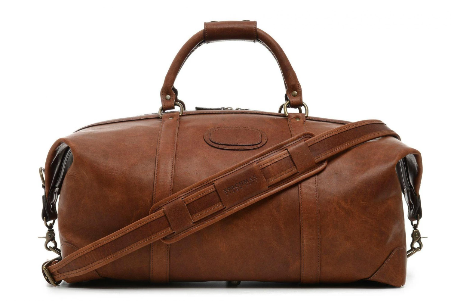 Korchmar Lux Twain Pull Leather Weekender 7 Korchmar Lux Twain Pull Leather Weekender - Image 7