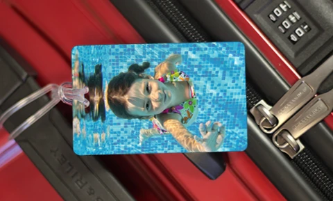 MyFly Personalized Luggage Tag - Horizontal 1 MyFly Personalized Luggage Tag - Horizontal