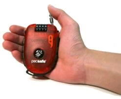 Pacsafe RetractaSafe 4-Dial Retractable Cable Lock -Victorinox Shop Pacsafe RetractaSafe 4 Dial Retractable Cable Lock 3