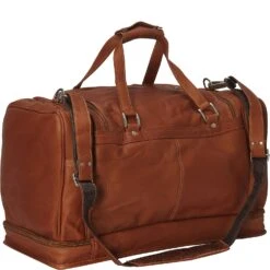 Piel Leather False Bottom Duffel Bag 12 Piel Leather False Bottom Duffel Bag -Victorinox Shop Piel Leather False Bottom Duffel Bag 6
