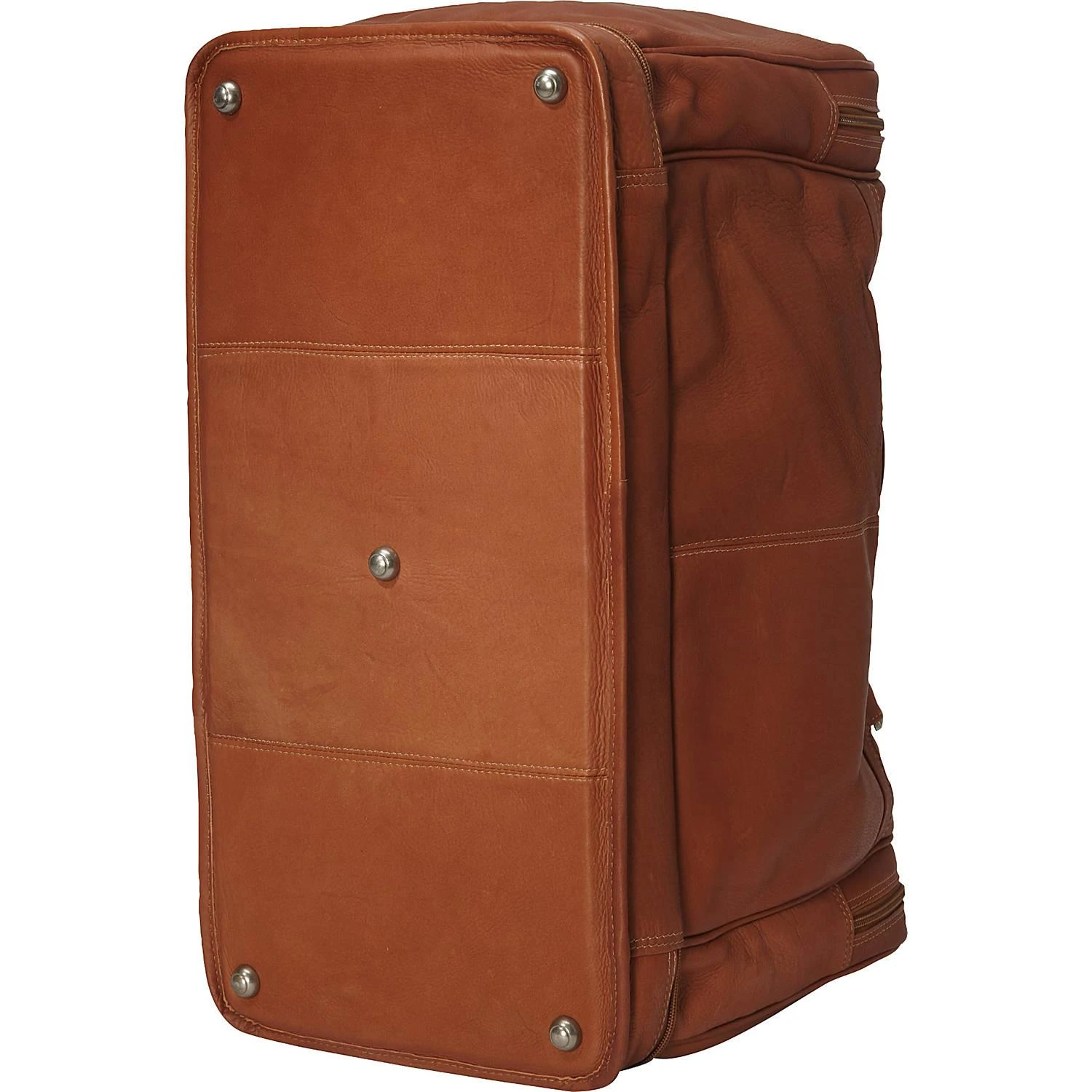 Piel Leather False Bottom Duffel Bag 7 Piel Leather False Bottom Duffel Bag - Image 7