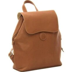 Piel Leather Flap-Over Button Backpack -Victorinox Shop Piel Leather Flap Over Button Backpack 5