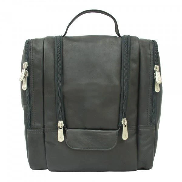 Piel Leather Hanging Travel Toiletry Kit 1 Piel Leather Hanging Travel Toiletry Kit