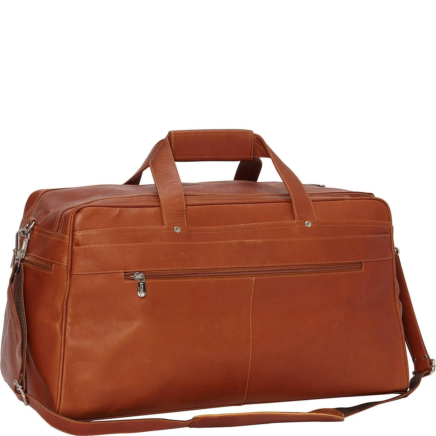 Piel Leather Hidden Pocket Duffel 2 Piel Leather Hidden Pocket Duffel - Image 2