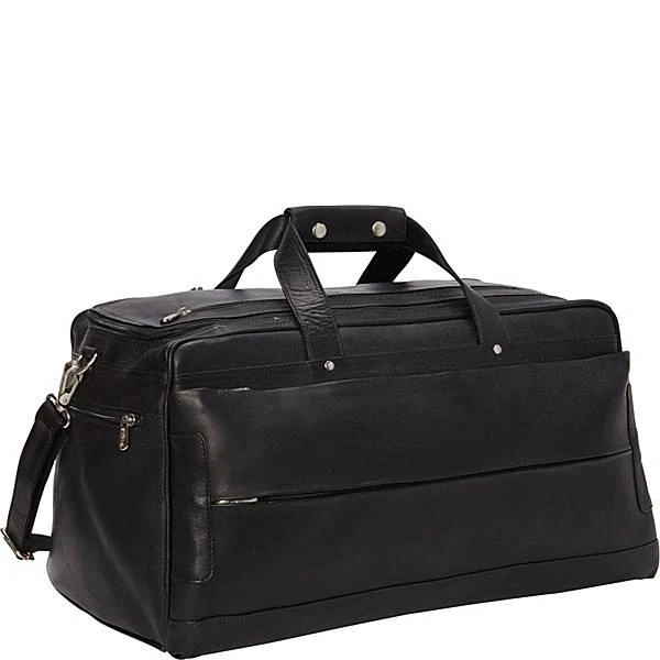 Piel Leather Hidden Pocket Duffel 3 Piel Leather Hidden Pocket Duffel - Image 3