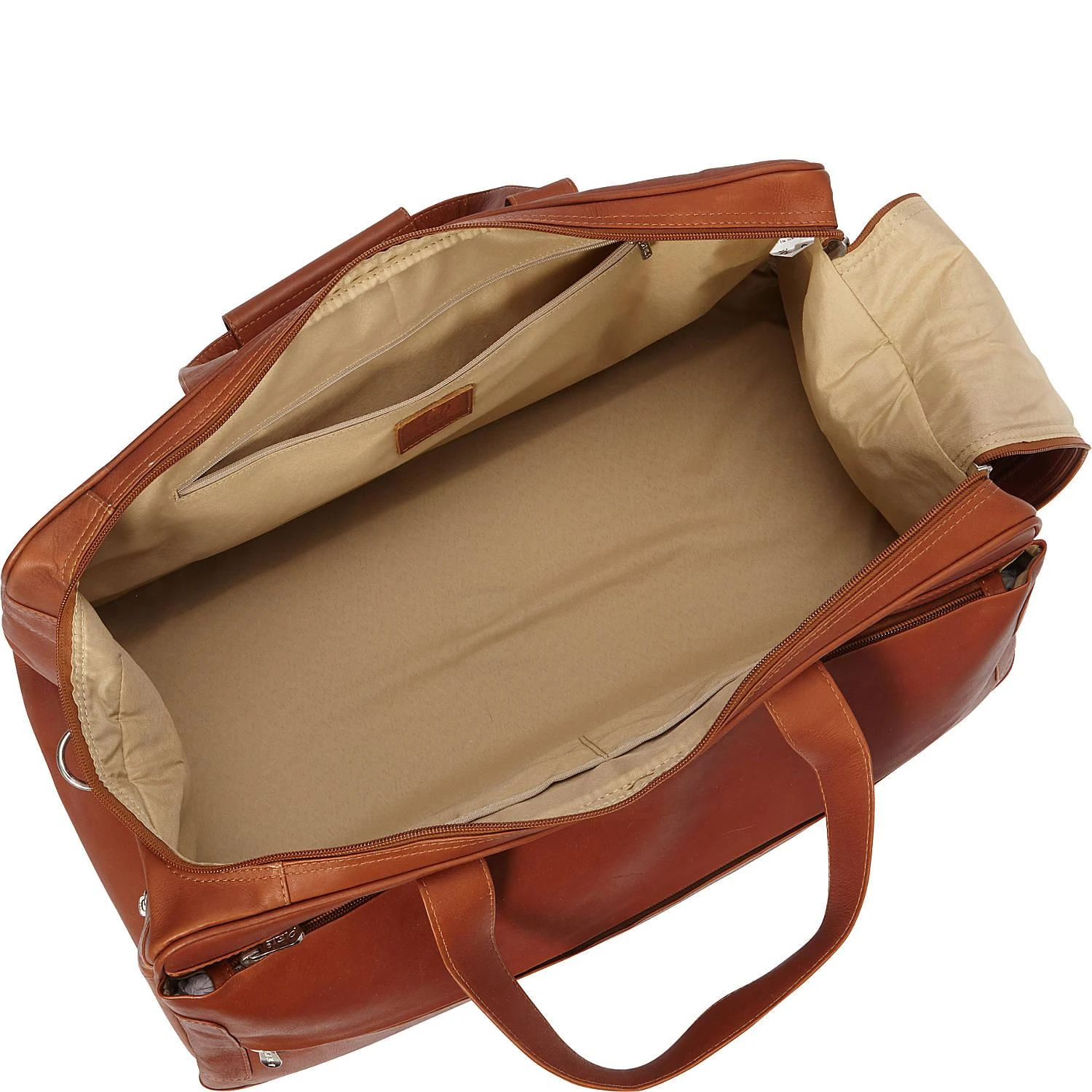Piel Leather Hidden Pocket Duffel 4 Piel Leather Hidden Pocket Duffel - Image 4