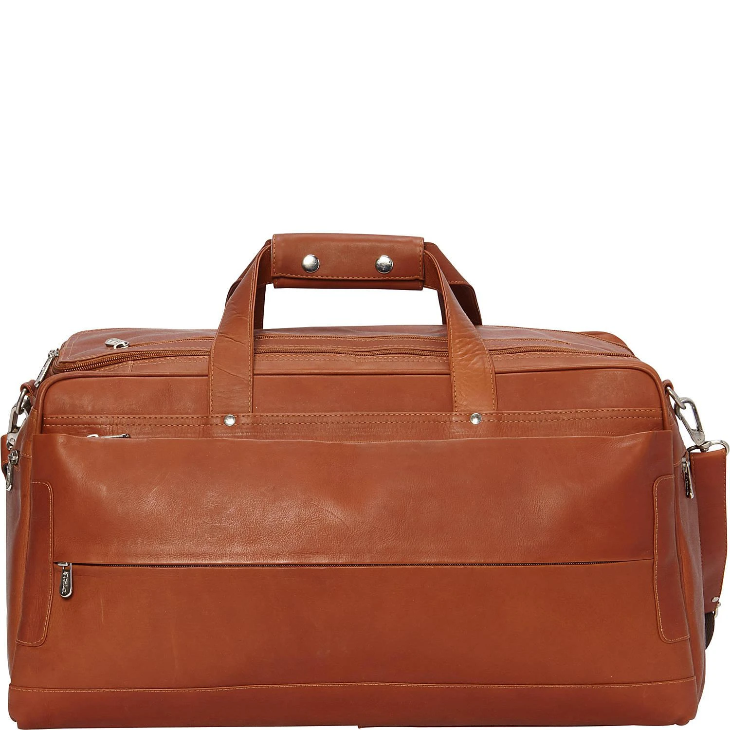 Piel Leather Hidden Pocket Duffel 5 Piel Leather Hidden Pocket Duffel - Image 5