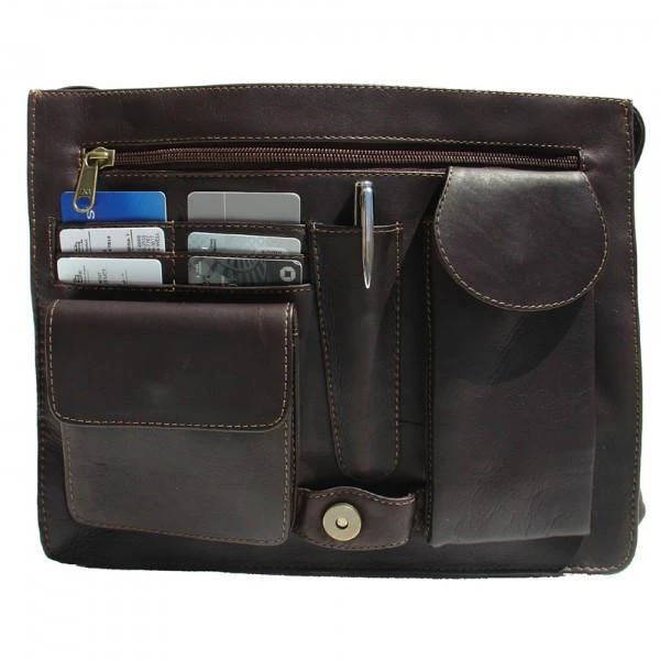 Piel Leather Large Handbag With Organizer 5 Piel Leather Large Handbag With Organizer - Image 5