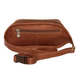 Piel Leather Multi-Zip Oval Waist Bag -Victorinox Shop Piel Leather Multi Zip Oval Waist Bag 3