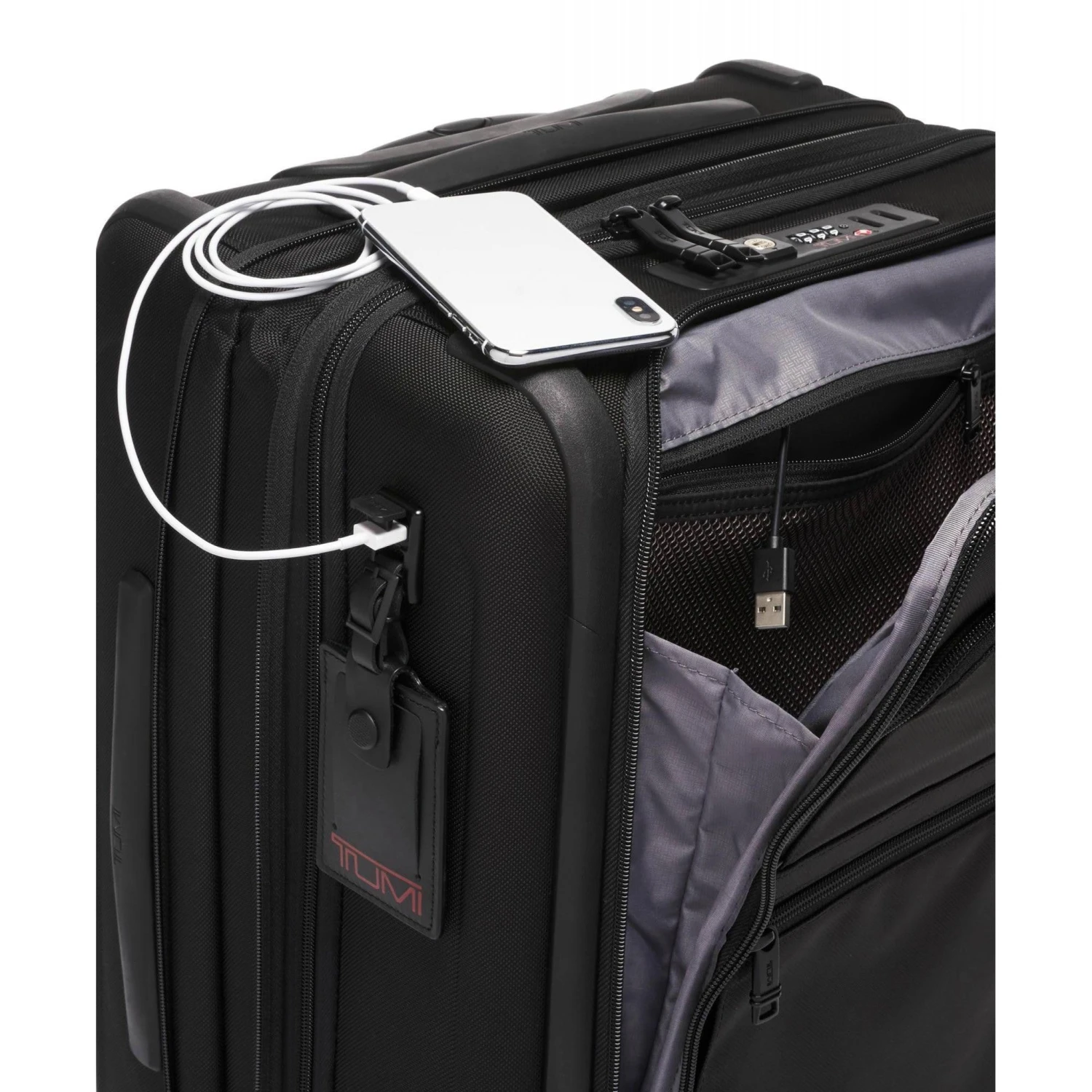 TUMI Alpha 3 Continental Expandable 4 Wheel Carry-On 6 TUMI Alpha 3 Continental Expandable 4 Wheel Carry-On - Image 6
