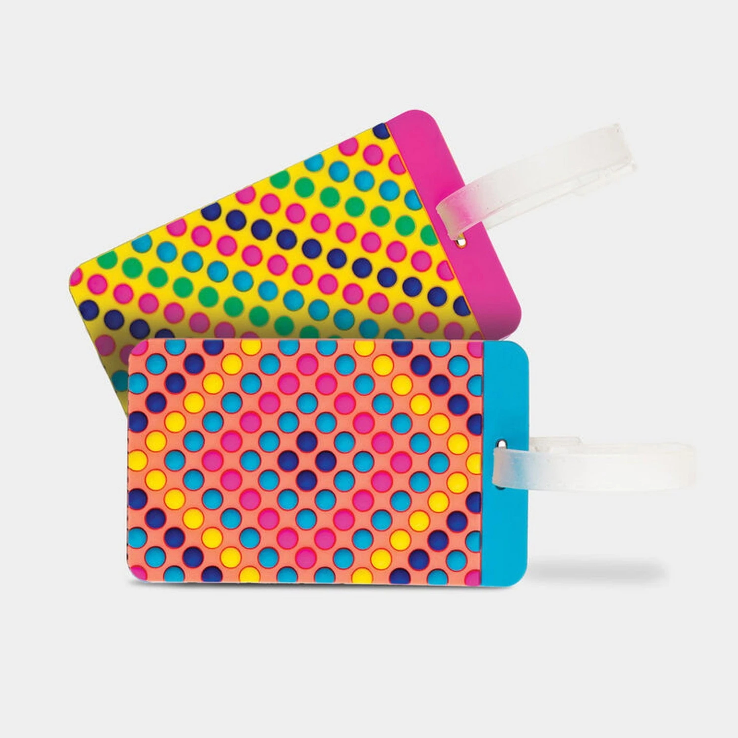 Travelon Set Of 2 Luggage Tags, Dots 1 Travelon Set Of 2 Luggage Tags, Dots