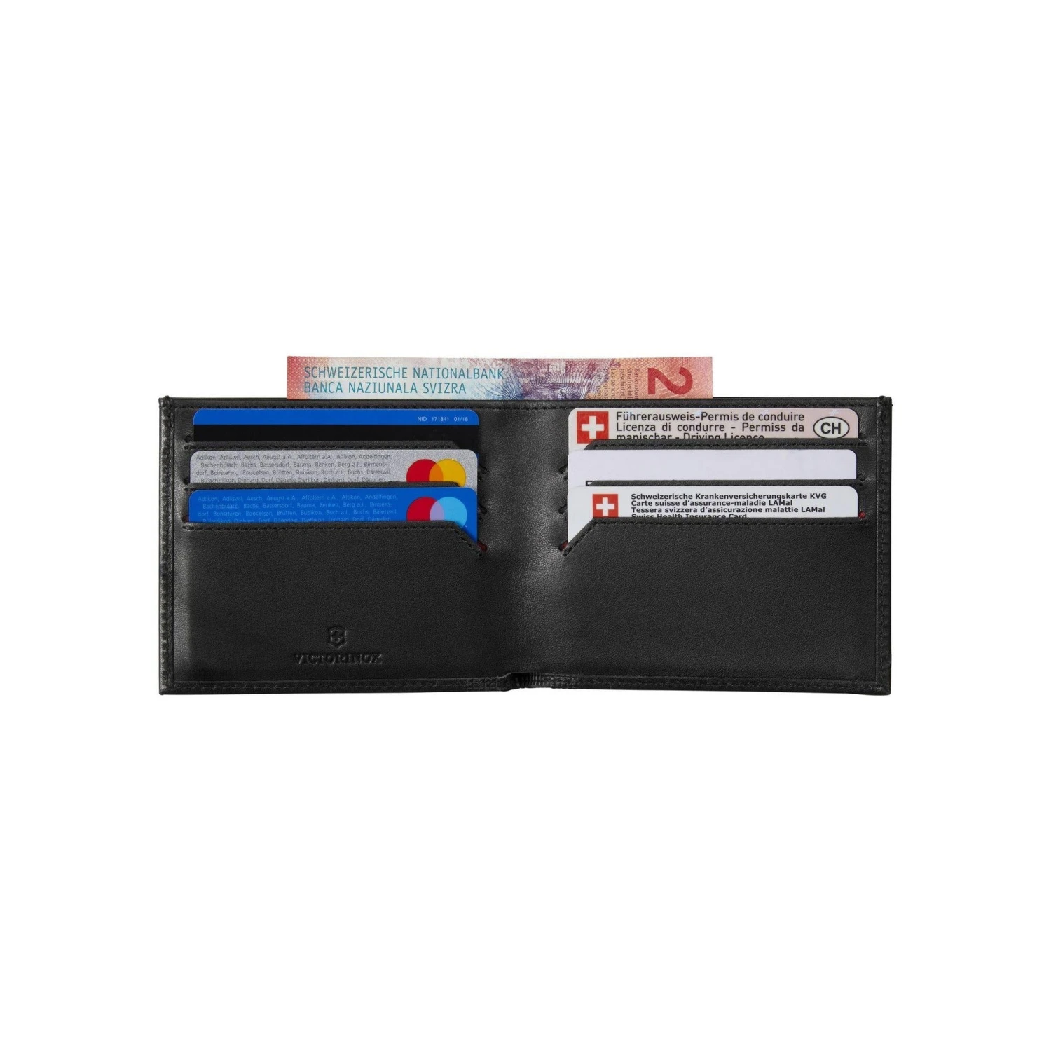 Victorinox Altius Alox Leather Slim Bi-Fold Wallet W/ RFID Protection 3 Victorinox Altius Alox Leather Slim Bi-Fold Wallet W/ RFID Protection - Image 3