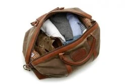 Korchmar Lux Twain 22" Waxed Canvas Weekender -Victorinox Shop korchmar lux twain 22 waxed canvas weekender 3