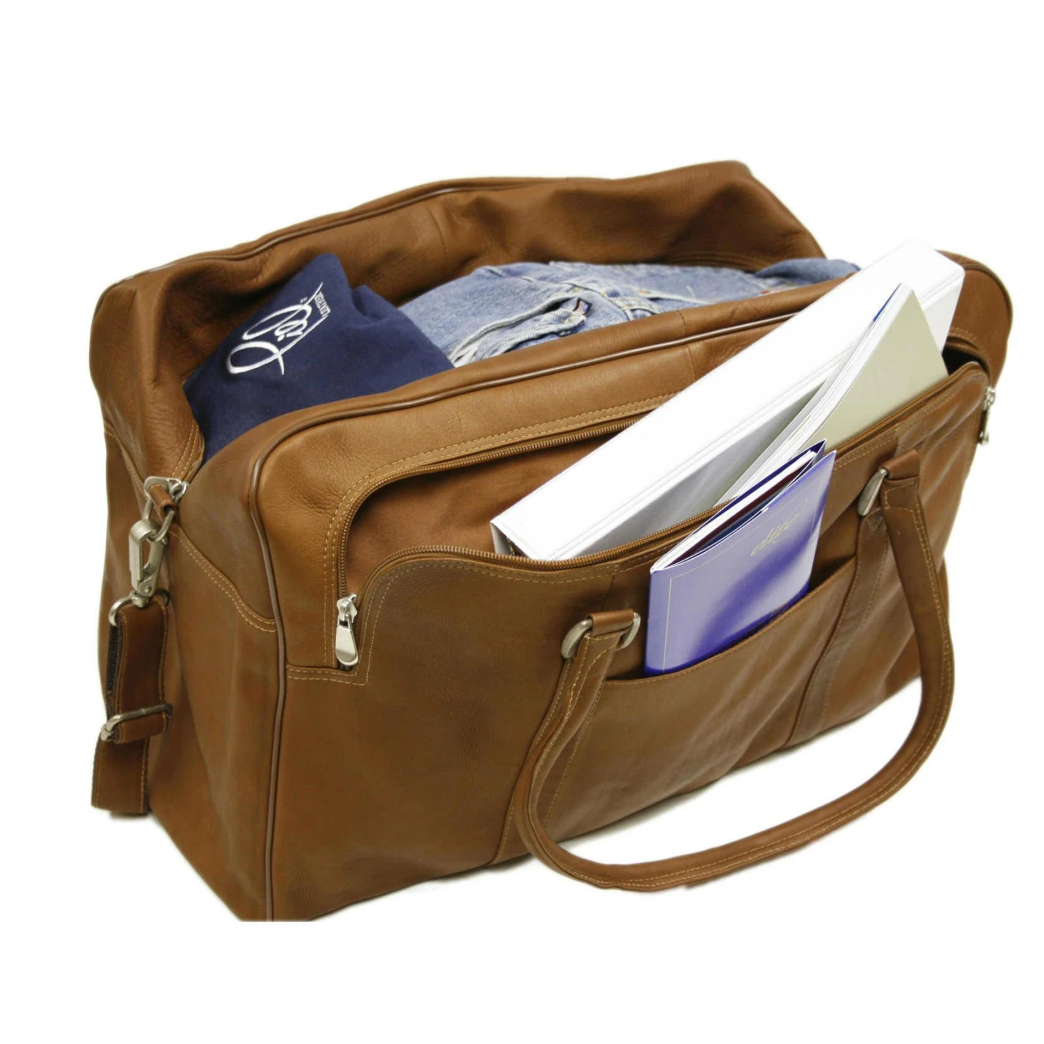 Piel Leather Half-Moon Duffel 2 Piel Leather Half-Moon Duffel - Image 2