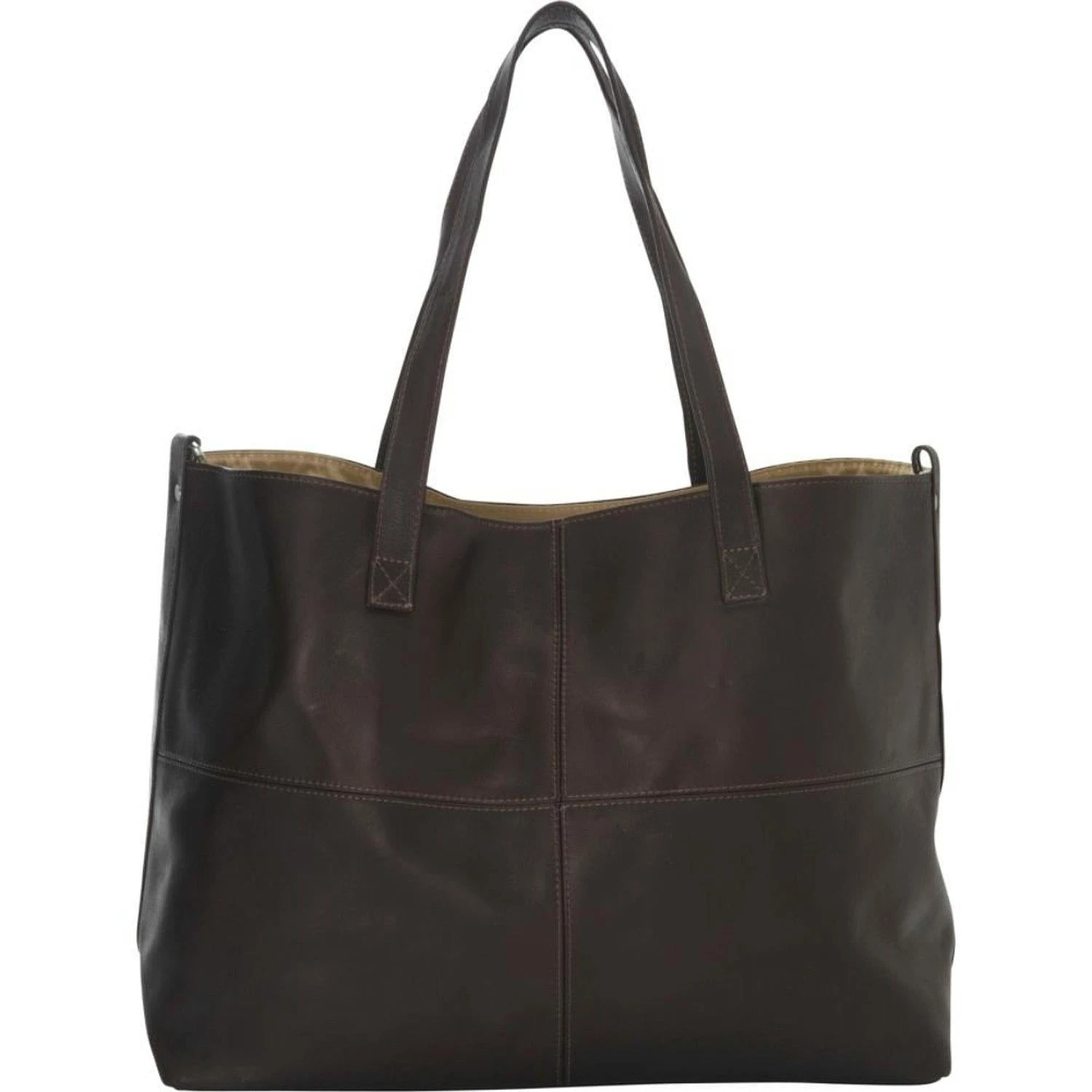 Piel Leather Large Open Multi-Purpose Tote 3 Piel Leather Large Open Multi-Purpose Tote - Image 3