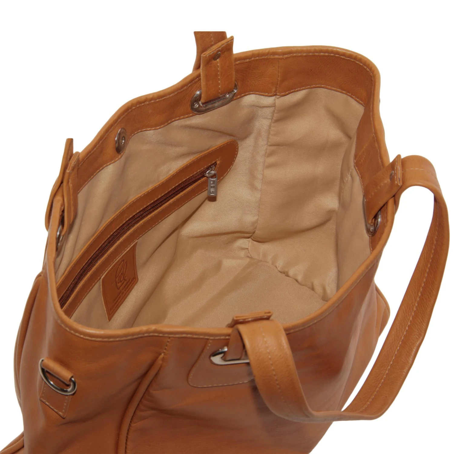 Piel Leather Open Tote Bag 2 Piel Leather Open Tote Bag - Image 2