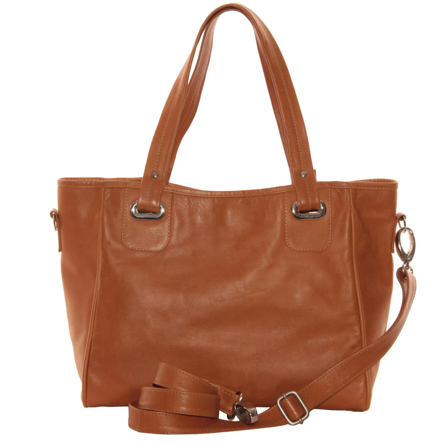 Piel Leather Open Tote Bag 5 Piel Leather Open Tote Bag - Image 5