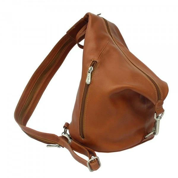 Piel Leather Three-Zip Hobo Sling 3 Piel Leather Three-Zip Hobo Sling - Image 3