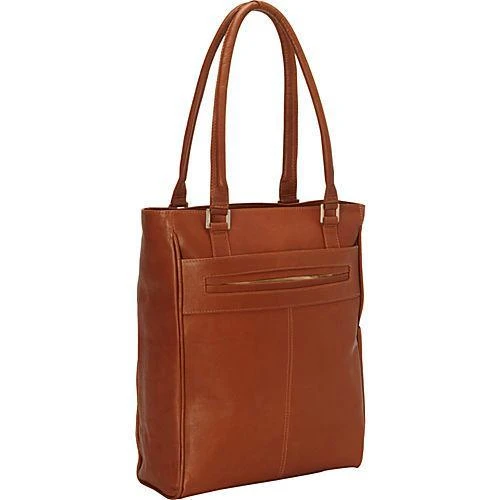 Piel Leather Vertical Laptop Tote 5 Piel Leather Vertical Laptop Tote - Image 5